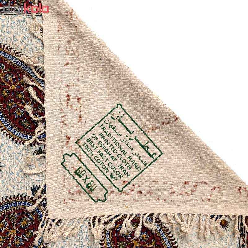 Perzisch Tafelkleed Kalamkari – Handgemaakte Blokdruk Isfahan – Paisley Design