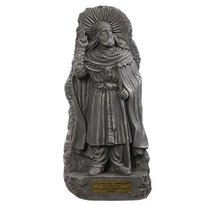 Zarathustra Beeldhouwwerk Iraanse Spirituele Leider