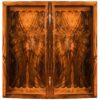 Houten gesneden backgammonbord, luxe & handgemaakt met Indiaan en adelaar