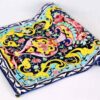 Perzische Fluwelen Tafelloper Homa R-138 - Turkoois Elegance