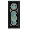 Wandklok in islamitische stijl met houtinleg Wa In Yakad vers patroon
