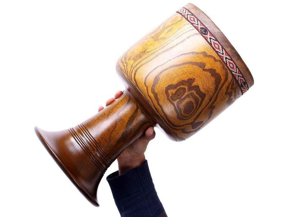 Perzische tombak-trommel – Shirani Europees essen model