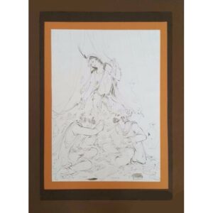 Origineel Perzisch miniatuurkunst schilderij: aquarel – Rumi en Shams