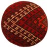 Authentieke Ottomaanse kilim poef van Iraanse oorsprong – Handgemaakt H105