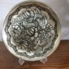 Perzische Decoratieve Koperen Schaal - Gegraveerd Vogels & Bloemen