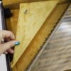 Leren harde koffer voor Perzische santur met schuim- en leren bekleding
