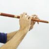 Perzische houten fluit (ney) door Ali Mosavi – 2 stempels, La-stemming