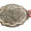 Gegraveerde Perzische messing serveerschaal 1168