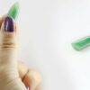 Mezrab Plectrum voor Perzische Tar Groene Agaat