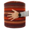 Authentieke Ottomaanse kilim poef van Iraanse oorsprong – Handgemaakt H105
