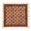 Perzische Tafelkleed: Traditionele Kalamkari Blokdruk uit Isfahan Bloemen