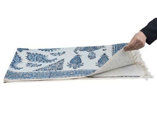 Perzisch Tafelkleed Isfahan Kalamkari — Handgemaakte Blokdruk Katoen — Model Atrian Luxe