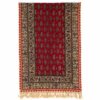 Perzisch Tafelkleed Isfahan Kalamkari — Handgemaakte Blokdruk Katoen — Model G142 Rood