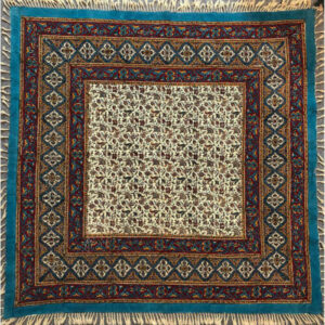 Iraans tafelkleed: traditioneel Kalamkari-blokdruk uit Isfahan