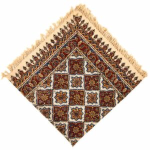 Iraans tafelkleed: traditioneel Kalamkari-blokdruk uit Isfahan – Atrian