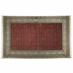 Perzisch Tafelkleed Kalamkari – Handgemaakte Blokdruk Isfahan – Paisley Rood