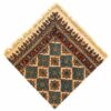 Perzisch Tafelkleed Kalamkari - Handgemaakte Blokdruk Isfahan - Bloemen G273