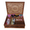 Nareng Edition houten thee-organizer met ladekist