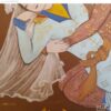 Origineel Perzisch Safavidisch schilderij – aquarel & gouache op karton “Layla en Majnun”
