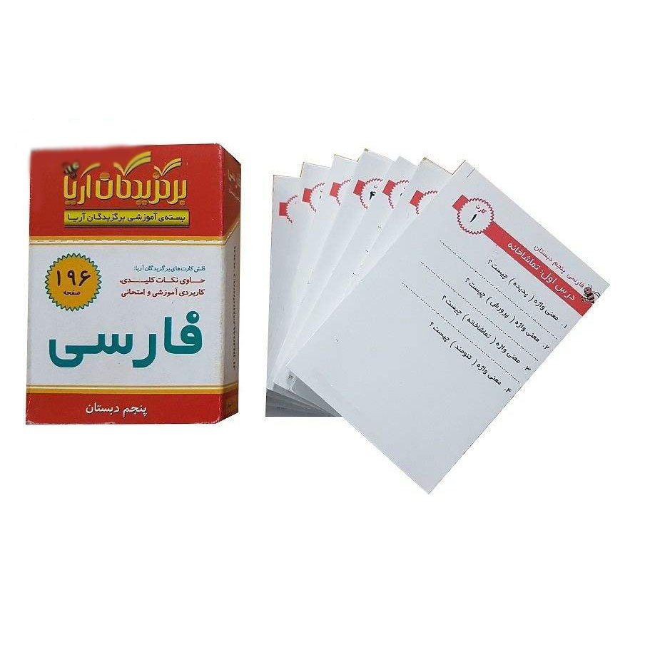 Farsi-flashcards voor Perzisch onderwijs – groep 5