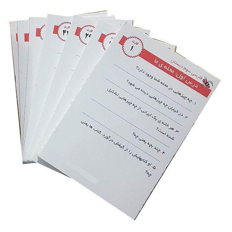 Farsi-flashcards voor Perzisch onderwijs – groep 3