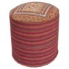 Authentieke Ottomaanse kilim poef, herkomst Iran, handgemaakt AP405