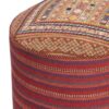 Authentieke Ottomaanse kilim poef, herkomst Iran, handgemaakt AP405