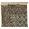Perzisch Tafelkleed Isfahan Kalamkari — Handgemaakte Blokdruk Katoen — Model 24 Bloemen