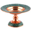 Perzische snoepschaal met turquoise inleg, model Goharan