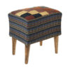 Authentieke kilim voetenbank, herkomst Iran, handgemaakt 98001