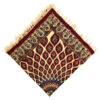 Perzisch Tafelkleed Kalamkari - Handgemaakte Blokdruk Isfahan - Bloemen Rood G272