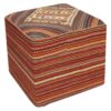 Authentieke Ottomaanse kilim poef, herkomst Iran, handgemaakt AP406