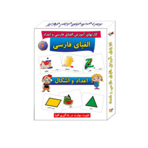 Farsi-flashcards voor het leren van het Perzische alfabet en cijfers