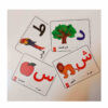 Farsi-flashcards voor het leren van het Perzische alfabet en cijfers