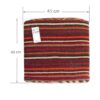 Ottomaanse kilim poef, herkomst Iran, handgemaakt AP