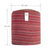 Ottomaanse kilim poef, herkomst Iran, handgemaakt AP404