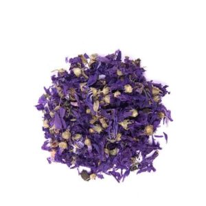 Gedroogde blauwe kaasjeskruidbloemen (Panirak) – blauwe bloemblaadjes voor thee & koken – 800 gram