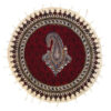Perzisch Tafelkleed Kalamkari - Handgemaakte Blokdruk Isfahan - Paisley Rood G332