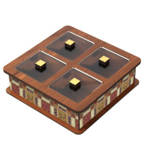 Elegante thee-organizer met kistcompartimenten – model 6029