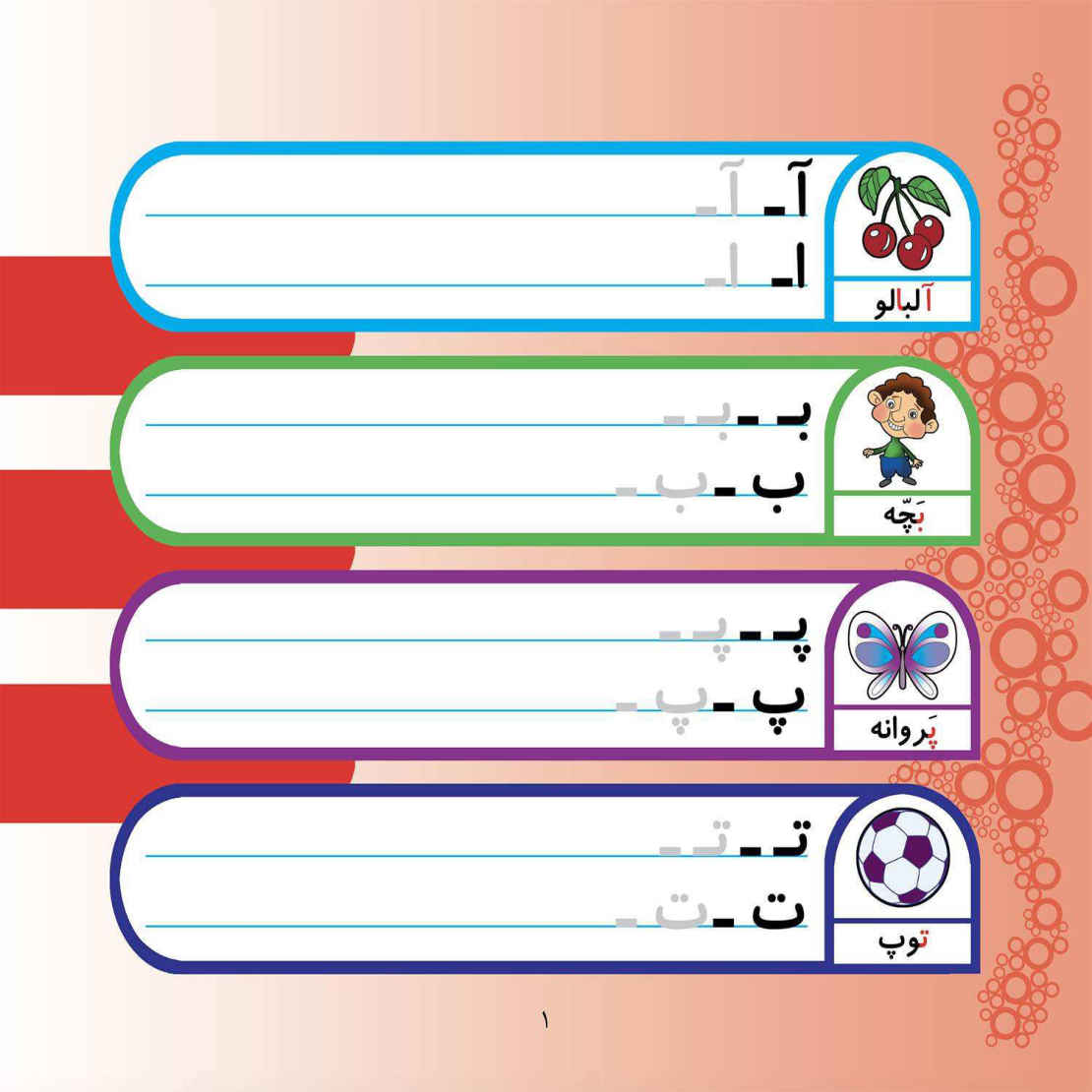 Perzisch Alfabet en Cijfers Leren voor Kinderen (3–5 jaar)