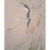 Origineel Perzisch miniatuurkunstschilderij: aquarel – engelenroepers