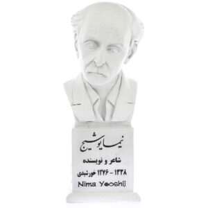 Borstbeeld van Nima Yooshij – Iraanse Dichter