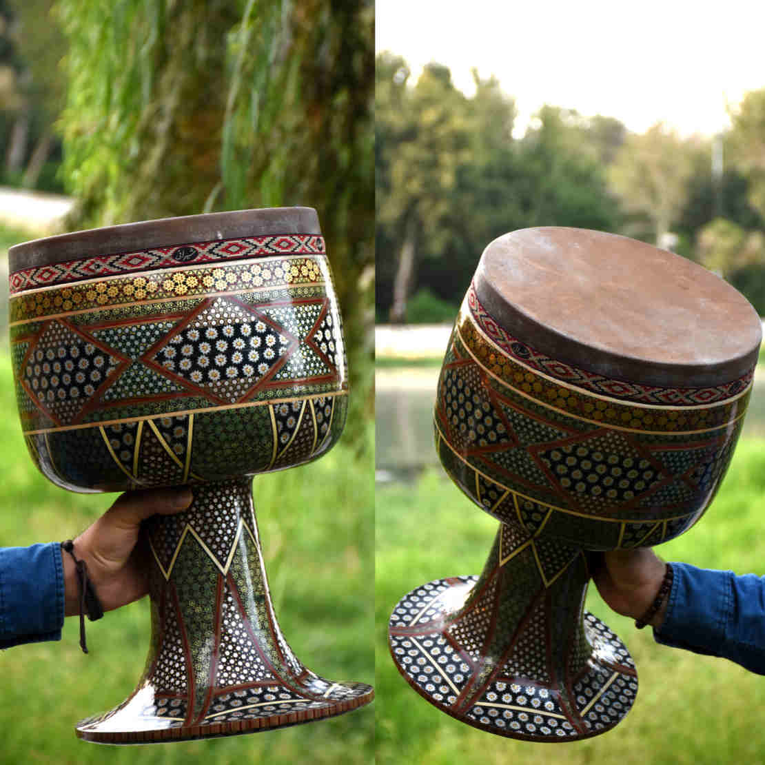 Perzische tombak-drum – Shirani Dara-model