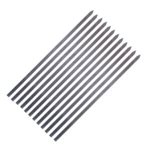Aluminium Kipkebabspiesen 50 cm – Set van 12 stuks