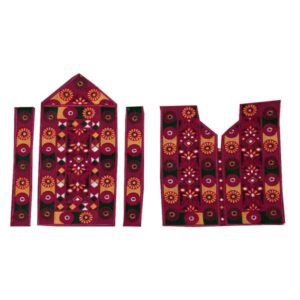 Handgemaakt Baluchi geborduurd jurkpanel – model A2