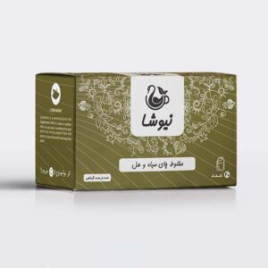 Newsha zwarte thee met kardemomsmaak 70 g (10x)