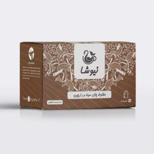 Newsha zwarte thee met kaneelsmaak 70 g (10x)