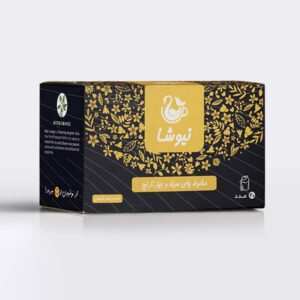Newsha zwarte thee met bittere sinaasappelblad 70 g (10x)