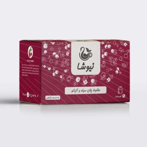 Newsha zwarte thee met zure kersensmaak 70 g (10x)
