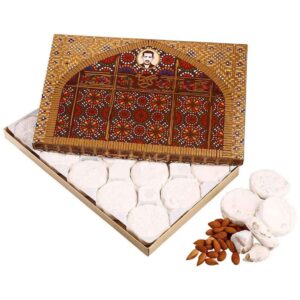 Kermani Ardi Gaz – 38% pistache, traditionele Perzische nougat met rozenwater – 500 g